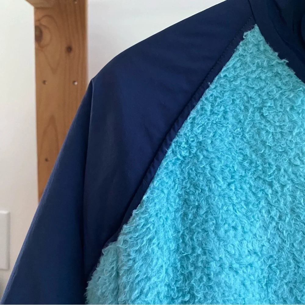 Outerknown Blue Skyline Half Zip Fleece Popover Jacket XL